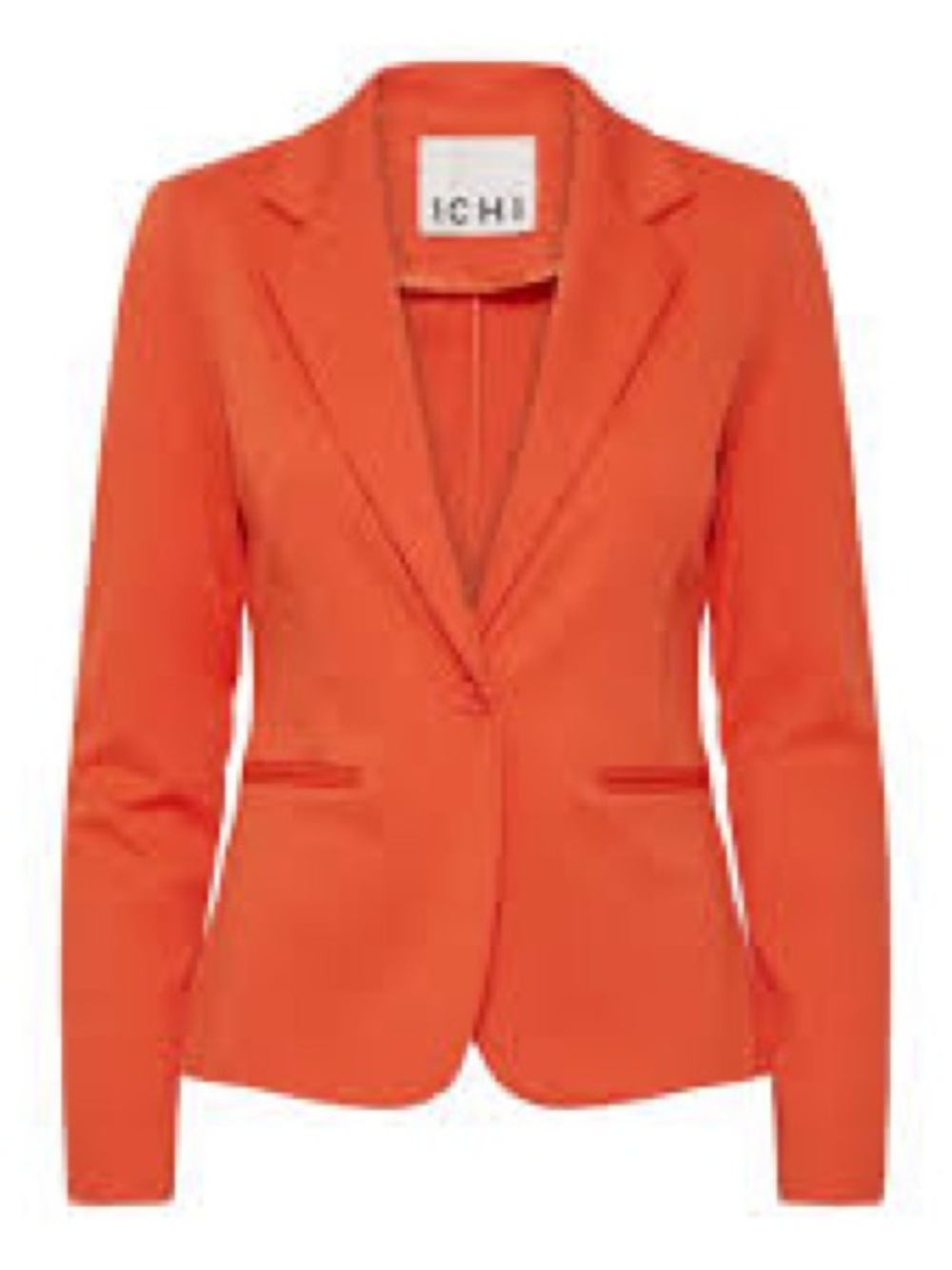 Ichi Orange Women's lightweight Tailored Kate Blazer